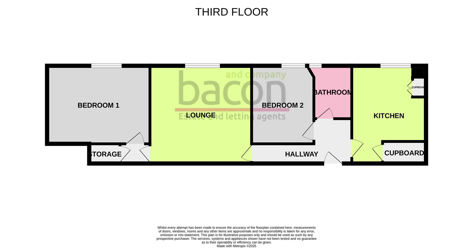 Floor Plan | Flat | Dolphin Lodge, Grand Avenue | Sold - Subject to Contract